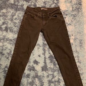 levis 524 too superlow low rise black jeans